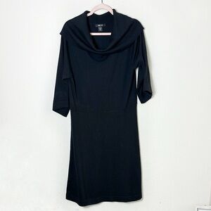 Style & Co Wool Blend Black Sheath Dress XL